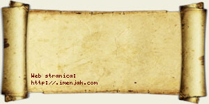 Anđela Orbović vizit kartica